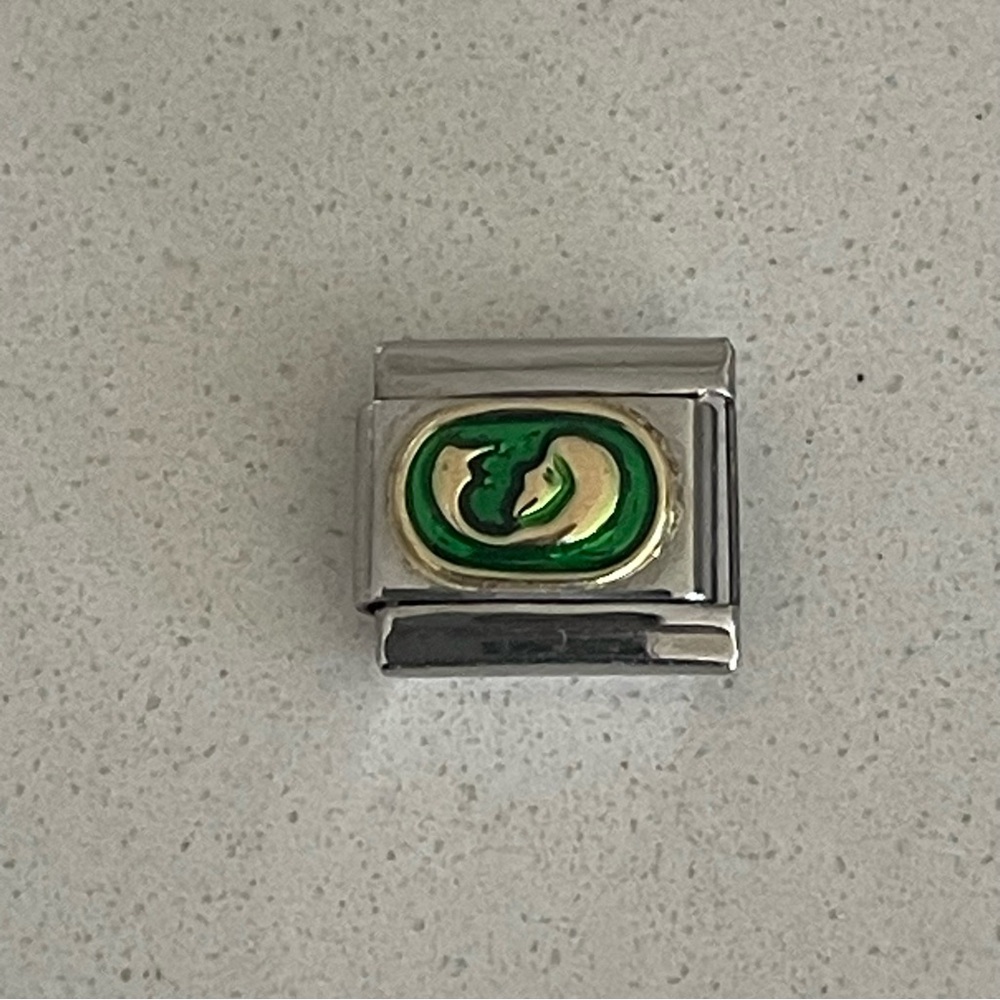 NWOT Zoppini Virgo Charm stainless steel and gold